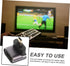 Veemoon Video Connector Adapter for Laptop and Projector Female to Male Angled Converter Space-Saving Design for Signal