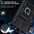LeYi Galaxy S20 FE 5G Case with Slide Camera Cover + 2 Packs Tempered Glass Screen Protector, Military-Grade Kickstand,