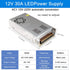 12V 30A 360W 12 30 110V 240V 3D Power Supply Transformer Adapter AC to DC Adapter Volt Amp Switching Power Supply