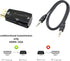 HDMI to VGA Adapter Converter with 3.5mm Audio Jack Cable, 50cm VGA Female to HDMI Male Gold Plated for Projector