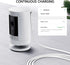 OLAIKE 2 Pack 8m/26ft Charge Cable for Ring Stick Up Cam Battery/Plug-in & Ring Spotlight Cam Battery, White