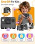 Kids Camera Instant Print, 2.4in Screen 1080P Digital Camera Toys for Kids Age 3-12, Christmas Birthday Gifts with 3