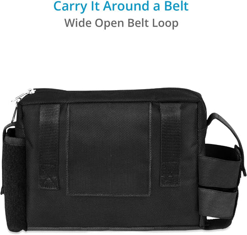 PROAIM Cube-111 AC Pouch (Large) for Camera Assistants, Zippered Top Opening, External Pocket for Extra Storage