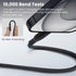 pitaka Nylon Braided USB C to USB C Cable 3.94ft for iPhone 15, Samsung Galaxy Series, Pixel, PS5 Controller