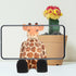Beavorty Wooden Giraffe Mobile Phone Holder, Telephone Stand, Cellphone Support for Desk Office Accessories
