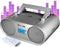 KLIM Boombox B4 CD Player Portable Audio System - AM/FM Radio with CD