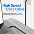 SHD Cat8 Ethernet Cable, High Speed 40Gbps 2000Mhz SFTP Patch Cord for Modem, Router, PC, Mac, Laptop - 6 Feet
