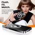 Gyizho 360Ring 16E/17E 2X 16E/17E 6.1", Stand for iPhone Case with Screen Protector,Fit for MagSafe, Anti-Yellowing