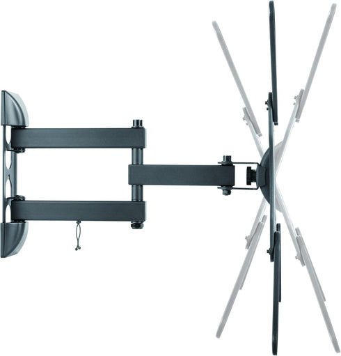 INLAND Stand(05416) 23- 55 3D +15~ -15Tilt; +90~ -90 400x400,Max 66lbs ProHT Articulating TV Wall Mount TV Full Motion