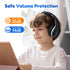 EarFun K2 Kids Bluetooth Headphones with Volume Limiting, 40H Playtime, Bluetooth 5.4, Mic, Foldable Over-Ear Design