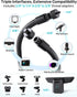 Etour 19" 4K C920 C920s C922 C922x C925e C930 C930e C960 C615 N60, 1/4" Webcam Stand Mount for Desk, Flexible Gooseneck