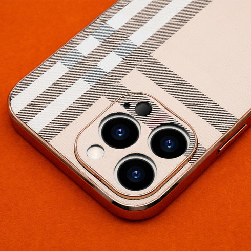 Fashion Leather Designer Phone Case for Apple iPhone 15 Pro Max, Soft TPU Drop Protection Shockproof Holder for Women