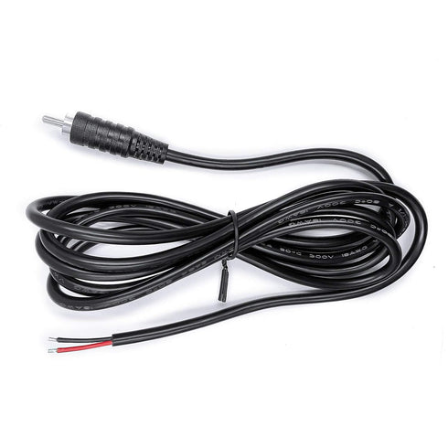 Pixelman 18AWG 3.3ft Heavy Gauge Speaker Wire, RCA Adapter Plug to Bare Wire, 2 Pcs