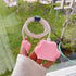 3D Cute Cartoon Charger Protector Case for Apple 20W USB-C Power Adapter and Lightning Cable (Pink Cat's Claw)