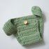 Vemonllas Newborn Photography Props Dinosaur Outfit, Crochet Costume with Dino Helmet Hat and Diaper Cover for Baby