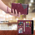 UEEBAI Wallet Case for Samsung Galaxy S21 FE 5G, Vintage PU Leather Cover with Card Slots and Zipper Pocket