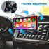 JCTRIWAY 360 CD Mount for Carplay Screen, Rotation CD Slot Carplay Mount for Car, Sturdy and Secure Carplays Holder