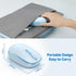 TECKNET Wireless Mouse, 2.4G Quiet Computer Mouse with USB Receiver, Portable Cordless Mice for Chromebook, Laptop, Blue