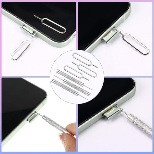 Frienda 30 Packaging 2 Pieces SIM Card Removal Tool SIM Card Tray Eject Pins Opening Removal Tool Cellphone Eject Pin