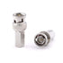 RG59 Coaxial Cable Connector, Screw On (Twist On) for SDI, HD-SDI, CCTV, Security, Pack of 10