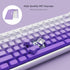 Side Printed Keycap Set, Gradient 136 Key Double Shot Shine Through Custom Keycaps for OEM Cherry MX Mechanical