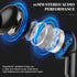 USB C Headphones, Type C Earphones for Samsung S24/S24 Plus/S24 Ultra Wired Earbuds with Microphone Volume Stereo