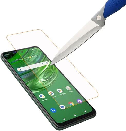 Mr.Shield Screen Protector for Cricket Outlast & AT&T Jetmore, Tempered Glass, 3-Pack, Japan Glass with 9H Hardness