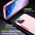 SPIDERCASE Heavy Duty Shockproof Case for iPhone 14/15, Pink, 15 FT Military Grade Drop Protection, 2 Pack Protectors.