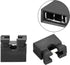 uxcell 100pcs Black 2mm Standard Pin Header Jumper Cap Mini Micro Jumper Bridge Plug Short Circuit Connection Cap