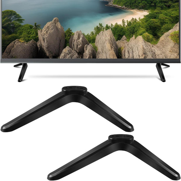 STOBOK 2pcs Universal Tv Stand Legs, Plastic Tabletop Mount Brackets for 32-55 Inch