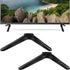 STOBOK 2pcs Universal Tv Stand Legs, Plastic Tabletop Mount Brackets for 32-55 Inch