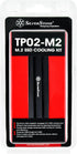 SilverStone Technology Aluminum Alloy Heatsink for PCIE NVME M.2 or SATA M.2 with Multiple Thermal Pads TP02-M2