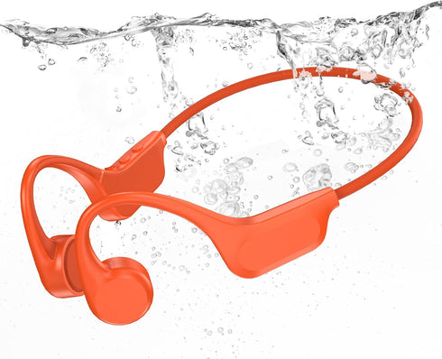 Bone Conduction Bluetooth Headphones-SwimBeats,IP68 Waterproof Swimming Headphones with 32GB MP3 Player, Lightweight