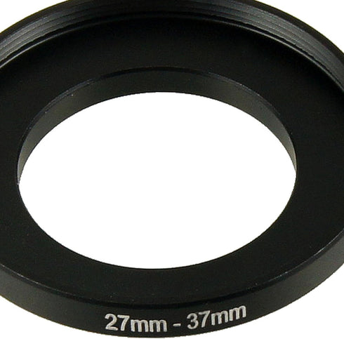 uxcell 27mm-37mm Step Up Ring Adapter for Camera, Metal 27mm to 37mm Lens Hood Stepping Up Ring Filter for DSLR SLR