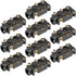 uxcell PJ-242B 2.5mm 6 Pin Stereo Jack Audio Video Connector - 10Pcs Black PCB Mount Headphone Socket