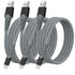 iPhone Charger Lightning Cable 3 Pack 3FT, Apple MFi Certified USB to Lightning Fast Charging Cord