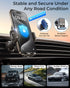 MRGLAS 2026 Upgraded Phone Holders for Your Car with New Metal Hook Clip, Handy Air Vent Cell Phone Car Mount [One Hand