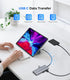 GIISSMO 3 9 1 3 2 4K 100W 3 USB C Docking Station Monitors HDMI Adapter for Dell HP Lenovo, in Laptop Docking Station