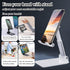 Meetuo 2 16/15/14/13/12/Smartphones Pcs Cell Phone Stand, Adjustable Angle Height Phone Stand for Desk, Fully