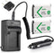 Kastar Battery (2-Pack) and Charger for Sony HDR-CX240 HDR-CX405 HDR-CX440 HDR-PJ240 HDR-PJ270 HDR-PJ405