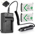Kastar Battery (2-Pack) and Charger for Sony HDR-CX240 HDR-CX405 HDR-CX440 HDR-PJ240 HDR-PJ270 HDR-PJ405