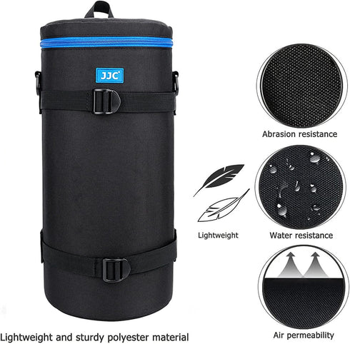 Extra Large Thick Camera Lens Pouch Case for Nikon 180-600mm/600mm F6.3 & Sony 200-600mm Zoom Lens, Fits Lenses Below