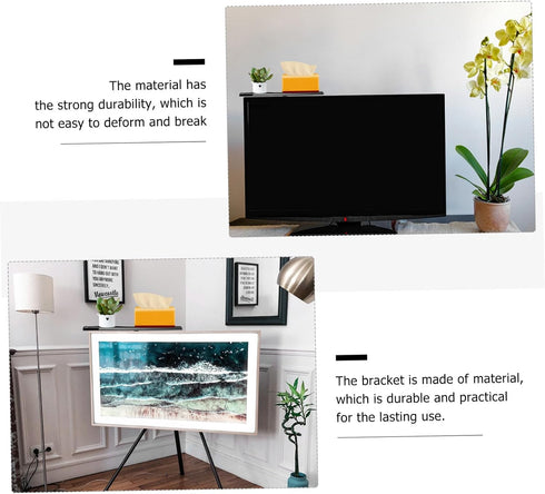 Holibanna TV and Monitor Stand for Home Organization