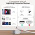TALK WORKS 10ft Fast-Charge Lightning Cable - MFi-Certified for iPhone 14, 13, 12, 11 Pro/Max, AirPods - Heavy-Duty