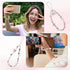 XLIUAX 2 Pack Beaded Camera Wrist Straps, Phone Charm Wristlet Lanyards for Purse Bag Car Key Keychain Accessories