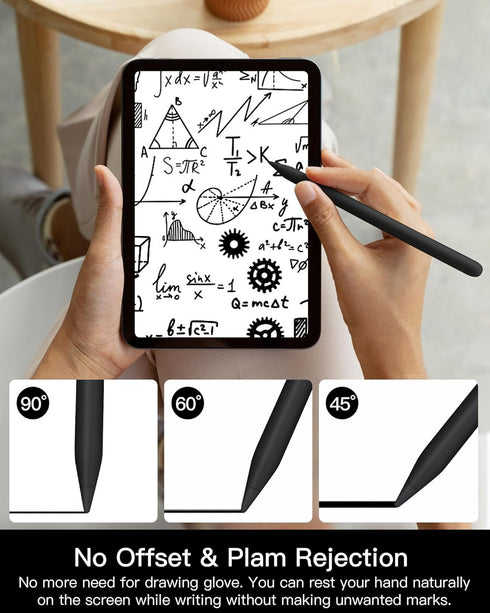 Wireless Charging Pencil 2nd Generation for Apple, iPad Stylus Pen with Palm Rejection for iPad Models 10/9/8, Mini,
