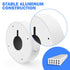 ENS Custom Drilling Junction Box for Security Cameras - Aluminum Enclosure for Dome/Turret/Bullet/Fisheye Cameras, White