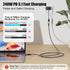 20Gbps USB C 3.2 Extension Cable, Type-C Male to Female Extender for Ultra HD 4K@60Hz 240W Charging
