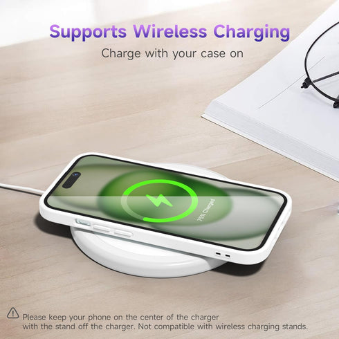 oakxco Thin Slim Clear Case for iPhone 15, iPhone 14, iPhone 13, Transparent Hybrid Hard Shell & Soft Silicone Rubber