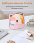 ENVYCLOUD Portable CD Player with Bluetooth, Rechargeable Wireless Mini Desktop for Home with HiFi Speaker, Cute CD